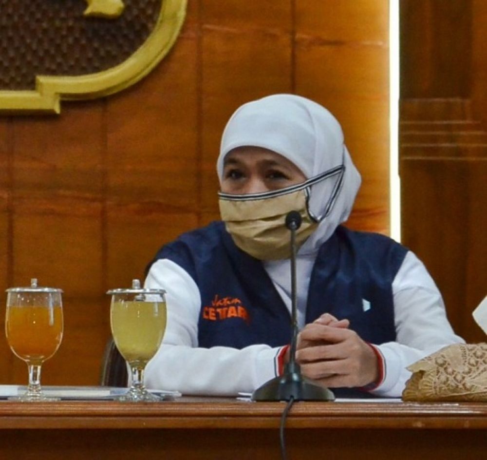 FOTO : Gubernur Jatim Khofifah Indar Parawansa.  SP/Arlana